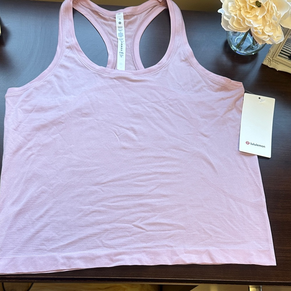 lululemon athletica Light Pink Tank Top